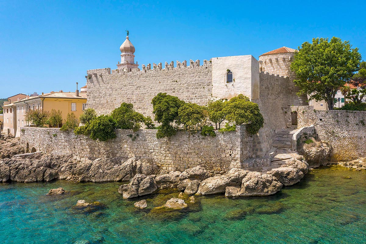 Frankopan Castle in Krk town (image source: Island Turist Info Krk)