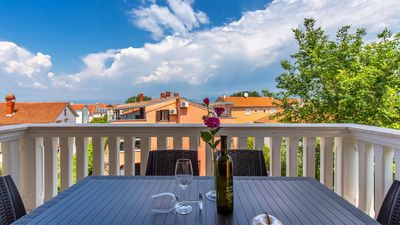 Udoban apartman Mike 6 s balkonom u vili na Krku