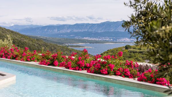 Moderne Villa Maslina mit Panoramablick auf das Meer