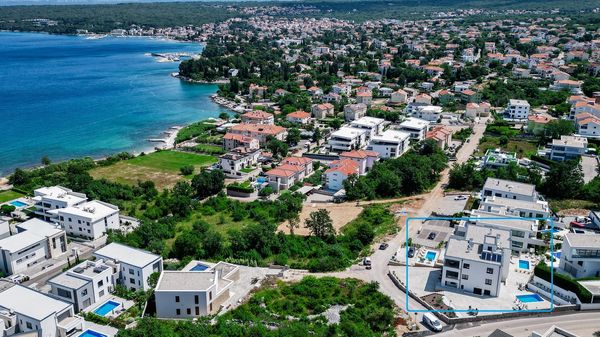 Luxuriöses Apartment Malinska Sky mit privatem Pool