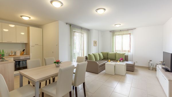 Modern apartment Mike 2 full of light  in villa on Krk