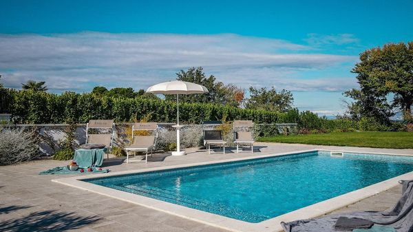 Apartment Blue Sea with sea view and pool