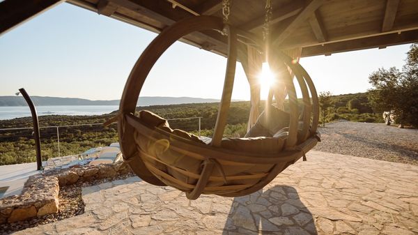 Steinvilla Heritage House Jure mit Pool und Meerblick auf Krk