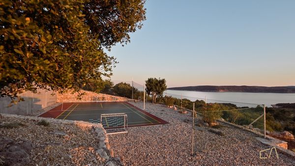 Stone villa Heritage House Jure with a pool and a great sea view on Krk