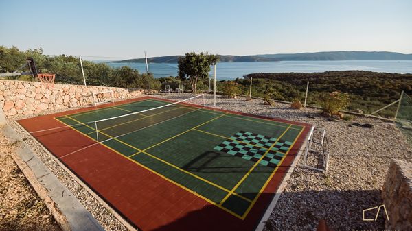 Steinvilla Heritage House Jure mit Pool und Meerblick auf Krk