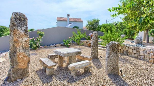 Stone Villa Jerini House with an outdoor pool and wellness on Krk