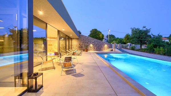 Stone Villa Jerini House with an outdoor pool and wellness on Krk