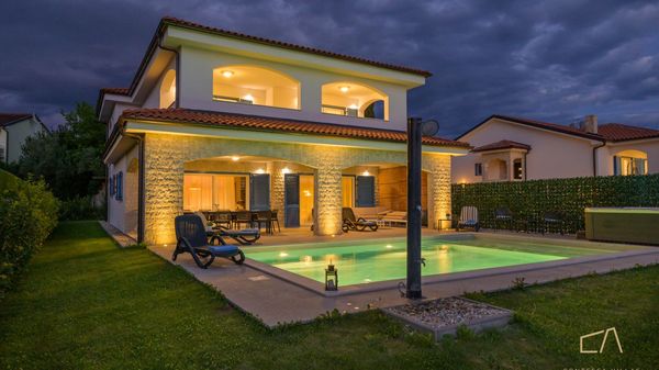 Lovely Villa Loma 1 with a view and an outdoor pool on Krk