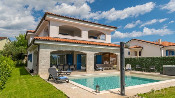 Lovely Villa Loma 1 with a view and an outdoor pool on Krk