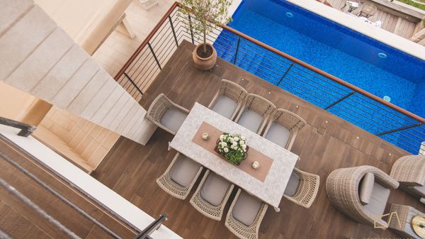 Villa Marconica am Strand mit Meerblick und Pool auf Krk