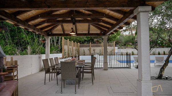 Family friendly Villa Maria with an outdoor pool and grill on Krk