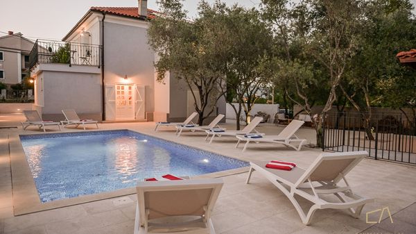 Family friendly Villa Maria with an outdoor pool and grill on Krk