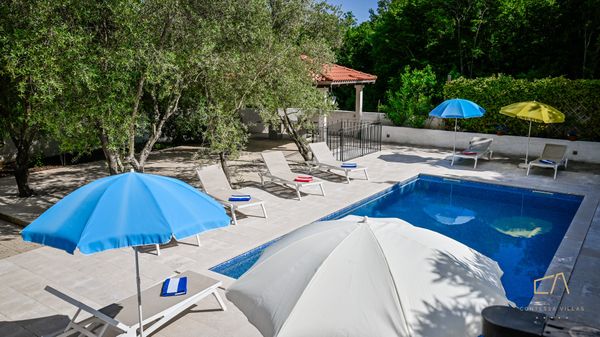 Family friendly Villa Maria with an outdoor pool and grill on Krk