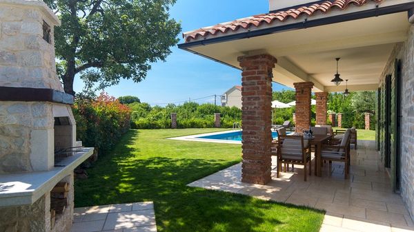 Family Villa Nika with a rustic touch and a pool on Krk