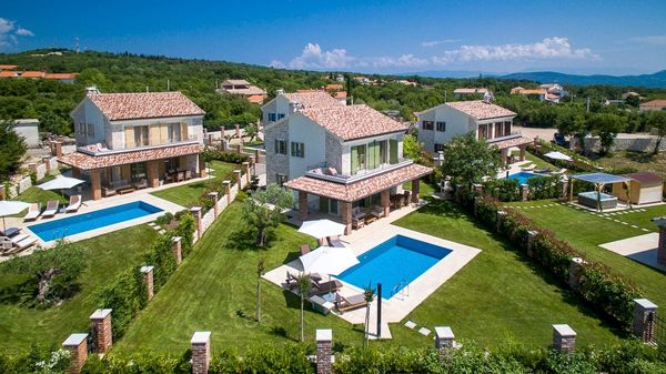 Family Villa Nika with a rustic touch and a pool on Krk