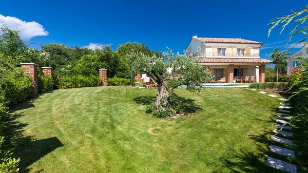 Family  Villa Tia with a rustic touch and a pool on Krk