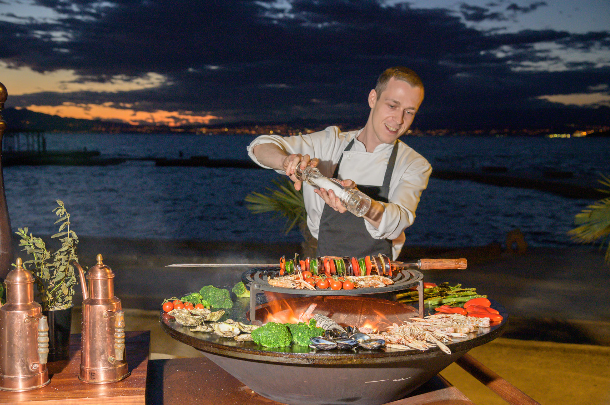 Traditional Krk cuisine prepared by a chef