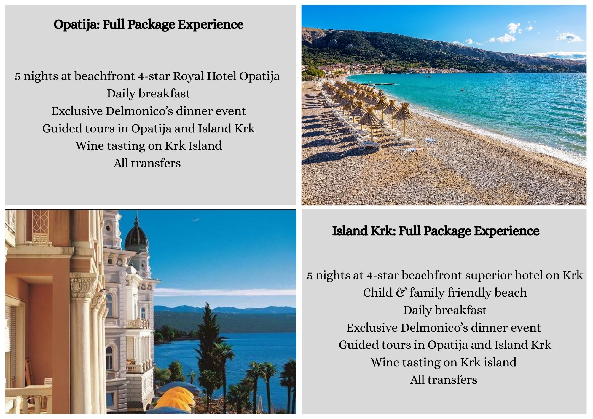 Savor the Sea and Soul of Croatia with Delmonico’s on the Sea – Luxury Adriatic Experience in Opatija and Krk