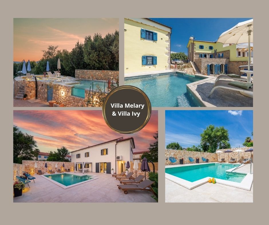 Team retreat in a villa with a pool on the island of Krk