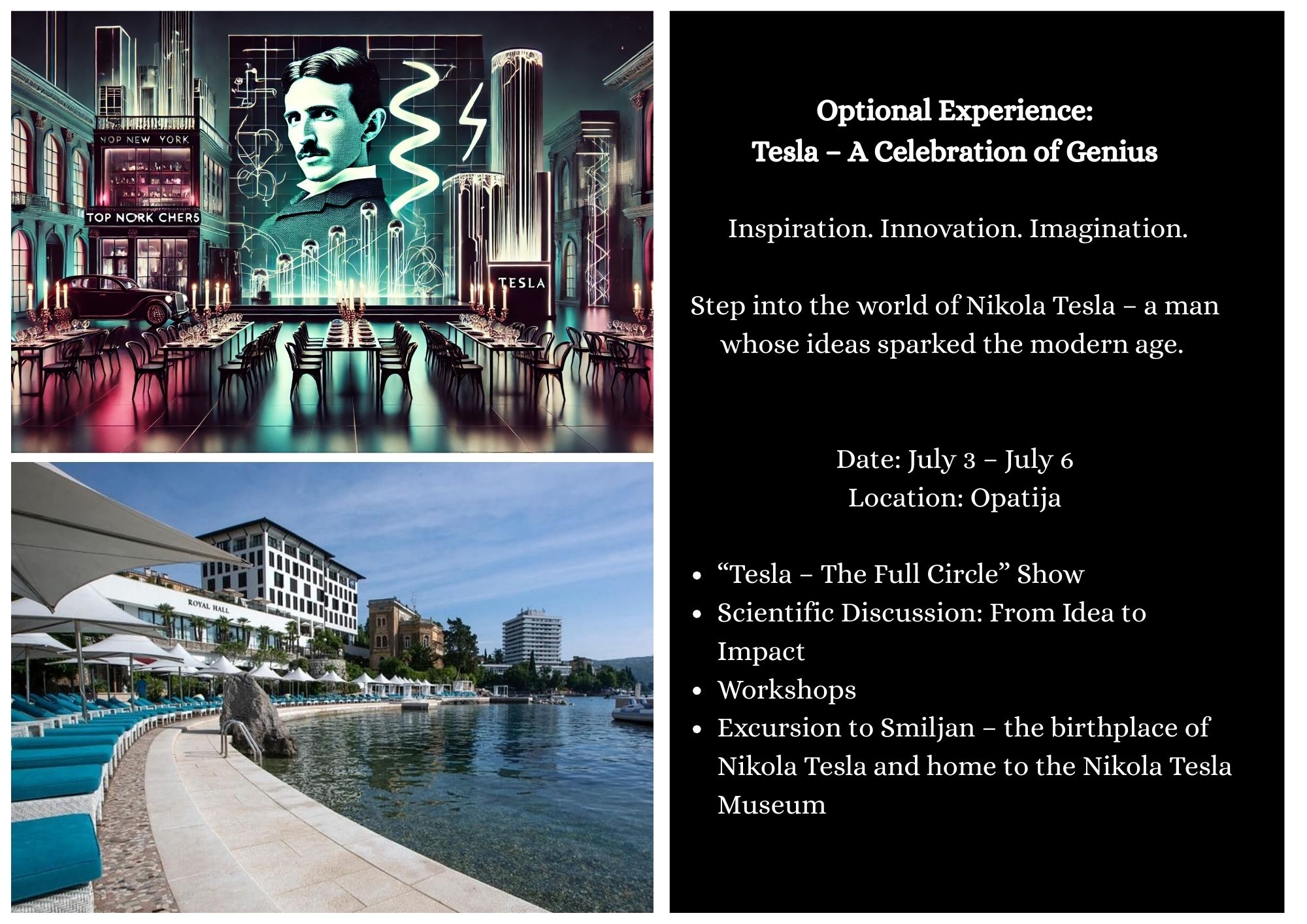 Tesla – A Celebration of Genius event in Opatija honoring Nikola Tesla's legacy